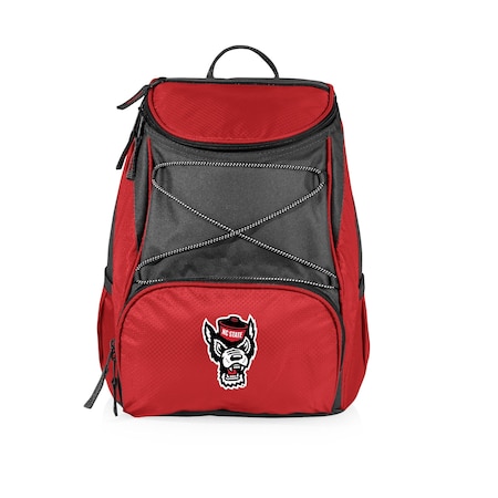 Picnic Time Family Of Brands NCAA NC State Wolfpack PTX Backpack CoolerRed with Gray Accents 633-00-100-424-0