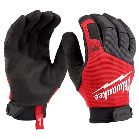Milwaukee Tool Work Glove, Synthetic Leather Palm, Breathable Lining, Smartswipe Knuckle, Reinforced Thumb, L 48-73-8522
