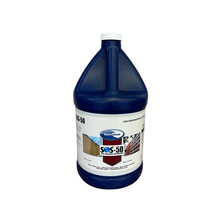 Eaco Chem SOS-50 - Masonry Detergent to Remove Mortar Smears on Brick, Block, Cast Stone & More! For Use on N SOS50
