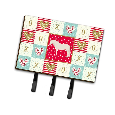Carolines Treasures 6 x 2 x 9 in. Paso Fino Horse Love Leash or Key Holder CK5332TH68