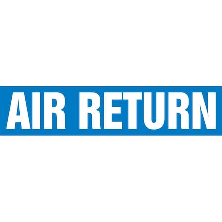 Accuform ASME ANSI PIPE MARKER AIR RETURN RPK125SSH