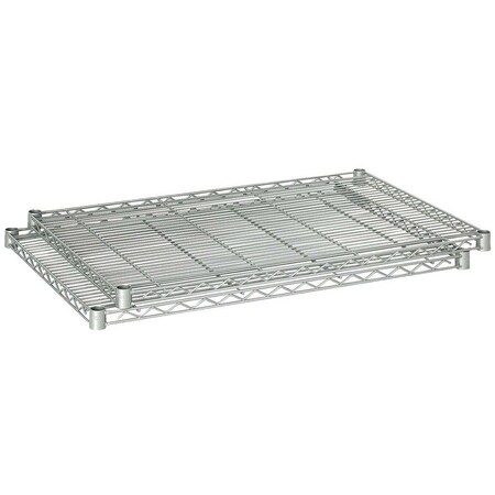 Safco Wire Shelving, 24"D x 36"W, Gray, Depth: 24" 5290GR