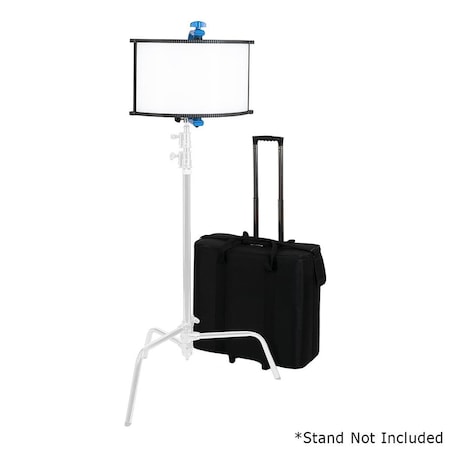 Fotodiox 1 x 2 ft. Wide Angle Light with Curved Bicolor Dimmable Studio Light LED-W30-Radius1