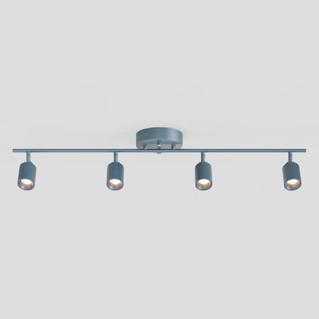 Vidalite Shura Deep Navy 4-Light Track Light with Rotatable Heads, Integrated LED, 3 ft. W, 3000k, 2240 Lumen CE1059867