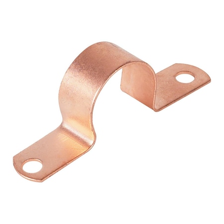 Warwick Hanger 0.37 in. Carbon Steel Tubing Strap - Copper Plated, 5PK 4902060
