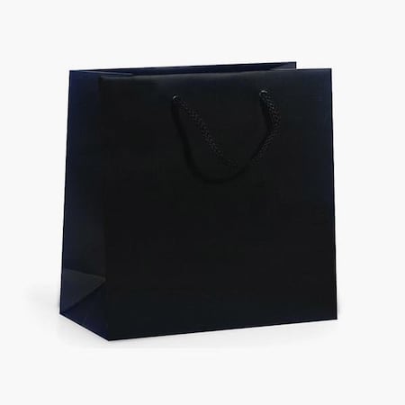 Nashville Wraps Black Matte Gift Bags, Jewel 6.5x3.5x6.5, 100PK MTJBBK