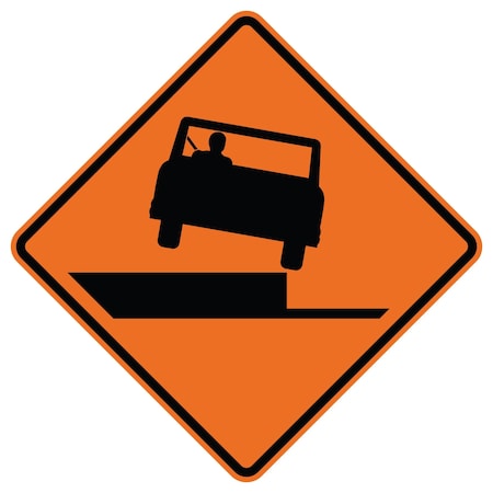 Sign Solutions Usa Traffic Sign, 18 in Width, Aluminum Sign, Diamond DUS12DFO1818W8-17R