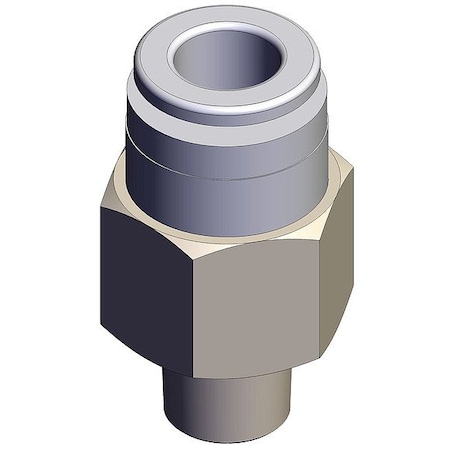 Smc Push-Fit Fitting, Straight KPH08-01