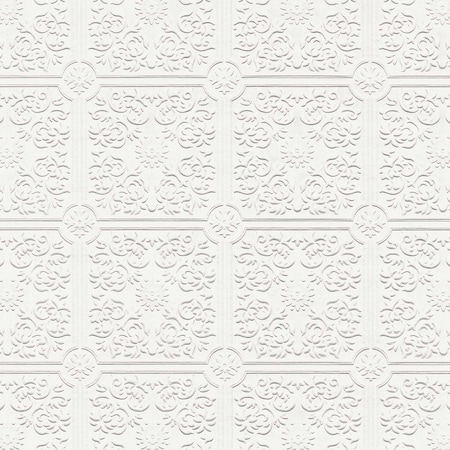 Brewster Nico White Square Paintable Wallpaper 4000-96291