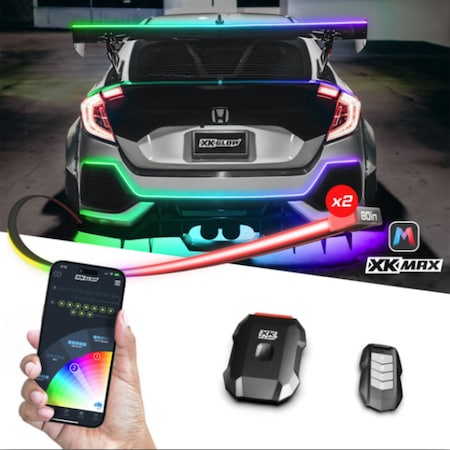 Xk Glow 2x80inch XKmax RGB Addressable MX-BG-ADV