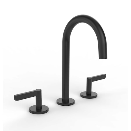 Speakman Widespread Faucet, 1.2 GPM, Matte Black SB-3121R-MB