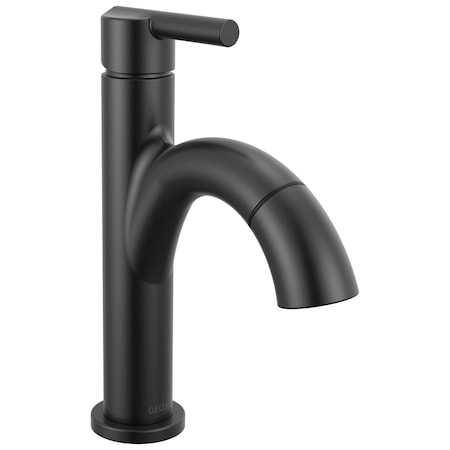 Delta Nicoli Single Handle Pull-Down Bathroom Faucet Matte Black 15749LF-BLPD
