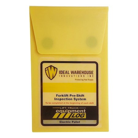 Ideal Warehouse Innovations Replacement Checklist Book, 1" W, PK4 70-1064-CP