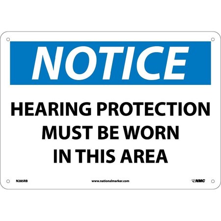 Nmc Notice Hearing Protection Must Be Worn Sign N285RB