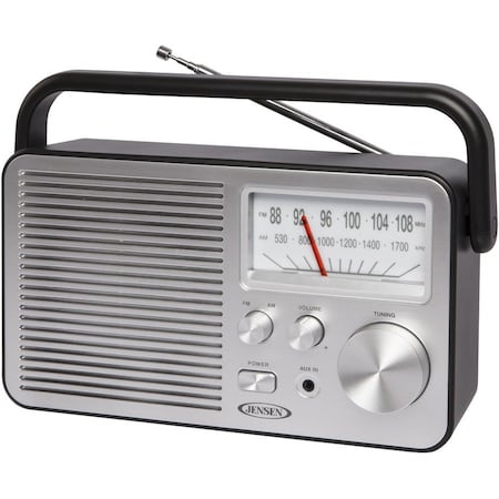 Jensen MR-750-BK MR-750 Portable AM/FM Radio (Black) MR-750-BK