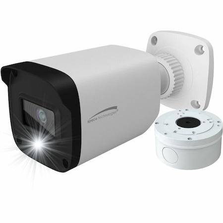 Speco Technologies 2MP HD-TVI Bullet Camera with White Light Intensifier, 2.8mm lens, NDAA, Junction Box H2LB1