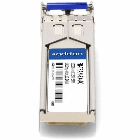 Add-On FORTINET FR-TRAN-EX COMPATIBLE TAA COMPLIANT 1000BASE-EX SFP TRANSCEIVER FR-TRAN-EX-AO