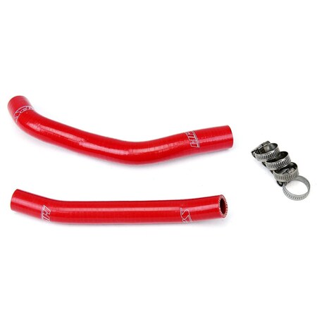 Hps Performance High Temp Reinforced Silicone Radiator Coolant Hose Kit, Red, 57-1349-RED