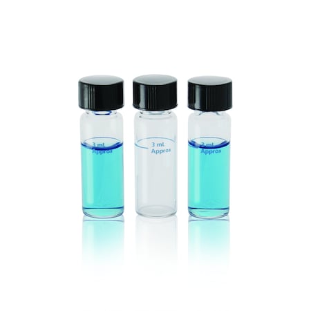 Kimble Chase Clear Sample Vial, 12 ml, 15-425, PK144 60811D-3