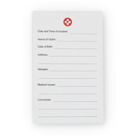 Zoll Mobilize Incident Notecard Refill 8911-000410-01