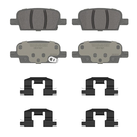 Wagner Brake OEX Rear Disc Brake Pad Set Premium Ceramic, OEX1921