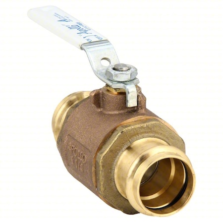 Apollo Valves Manual 2-Way Ball Valve, Press, Bronze 77WLF14601A