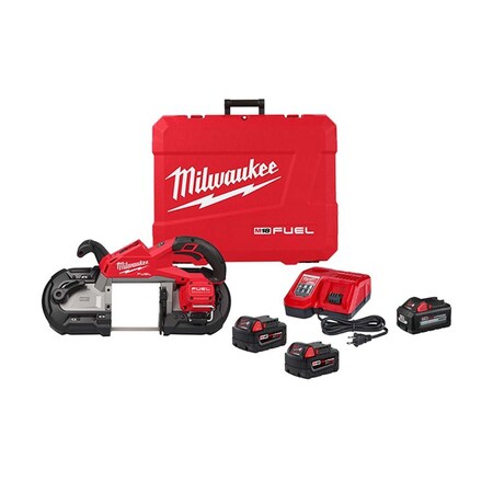 Milwaukee Tool M18 FUEL BandSaw Kit + M18 XC6.0 Battery 2929-22, 48-11-1865