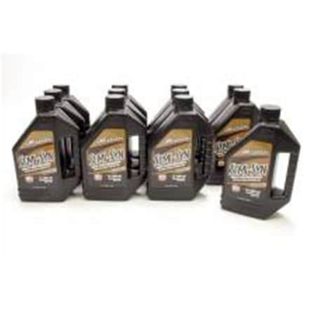 Maxima Racing Oils 39-34901B 1 qt. 10W40 Semi-Synthetic Semi-Syn Motor Oil - Set of 12 MAX39-34901B