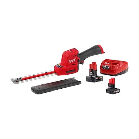 Milwaukee Tool Cordless Hedge Trimmer Kit, Double-Sided 8 in L Blade 2533-21, 48-11-2450