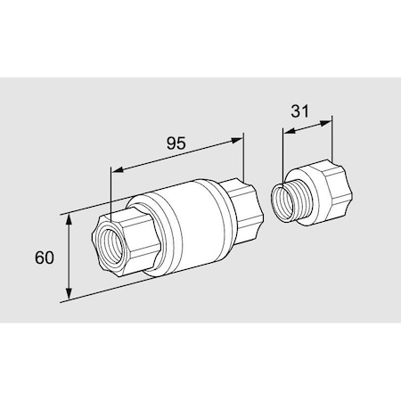 Honeywell Kromschroder VLV, GAS, NON RET, GRS 25R KS03150669