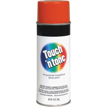 Touch N Tone Rust-Oleum 10 Oz. Gloss Spray Paint Orange 55283830