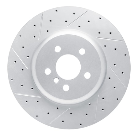 Dynamic Friction Co DFC Geoperformance Rotor - Drilled and Slotted 830-31168L