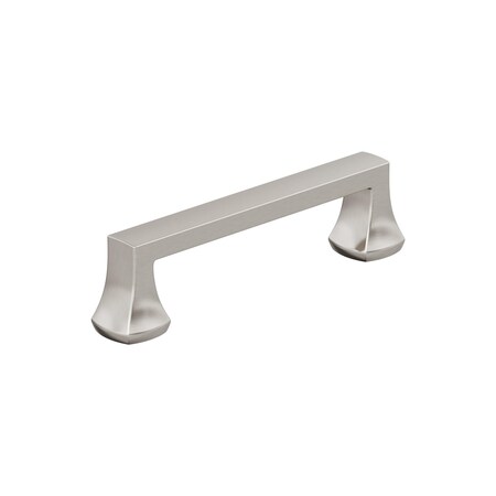 Amerock Hybridize 3-3/4 inch (96mm) Center-to-Center Satin Nickel Cabinet Pull, 25PK 25VMP37061G10
