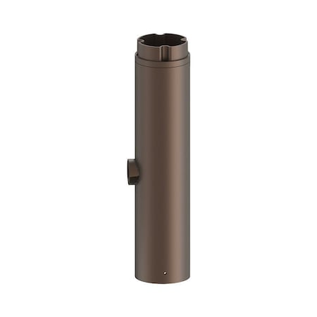 Westgate BOLLARD POLE SYSTEM SINGLE LAMP HOLDER SECTION 1FT WITH 1/2" HUB, Bronze BPS-LH1