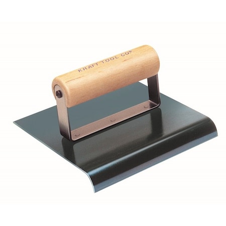 Kraft Tool Kraft Tools 6"x4" 1/8" R Blue Steel Hand Edger with Wood Handle CF567