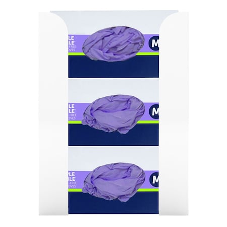 Origin Dispensing Solutions Glove Dispenser-Triple-Stackable-Steel-White GL34X04WH