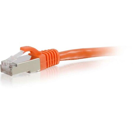 C2G 10FT CAT6 SNAGLESS SHIELDED STP NETWORK PATCH CABLE - ORANGE 00885