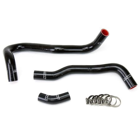 Hps Performance High Temp Reinforced Silicone Radiator Coolant Hose Kit, Black,  57-1021-BLK