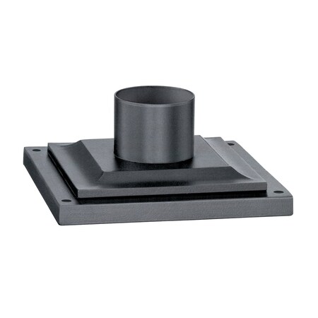 Troy Lighting Weathered Zinc Square Pier Mount 8.5 In. Weathered Zinc PMB4941-WZN