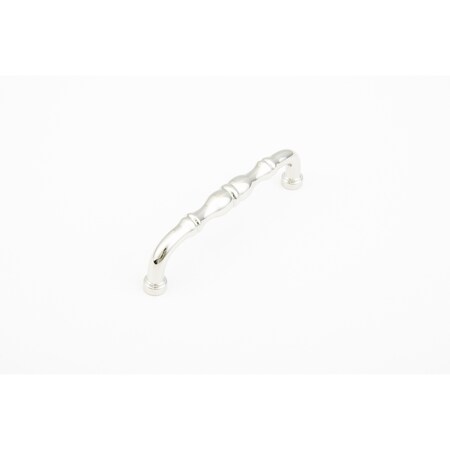 Schaub 4in Center to Center Colonial Cabinet Pull Polished Nickel Finish 747-PN