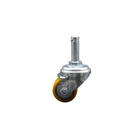 Service Caster Low Profile Polyurethane 35mm Wheel 1-3/8 Inch Grip Ring Stem Caster SCC SCC-GR04S13810-PUB-716138