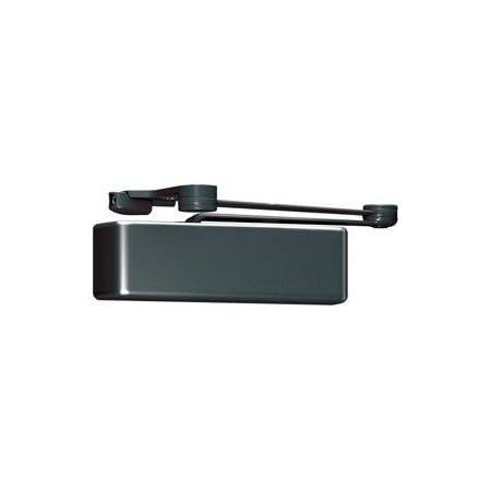 Lcn Closers XP Heavy Duty Door Closer, Surface Mount, Spring Cush-N-Stop Arm, 693/GLBLK Gloss Black Powder Coat 4040XP-SCUSH-GLBLK