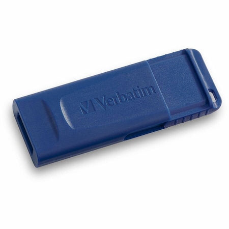 Verbatim Americas Verbatim  USB 2.0 Flash Drive, 4 GB, Blue 97087