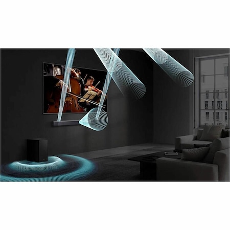 Samsung 3.1.2 Ch 380W Soundbar Blk HW-Q600F/ZA