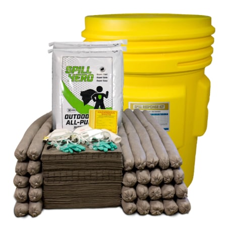 Xsorb Spill Kit, Outdoor, 95 gal. XKD95D