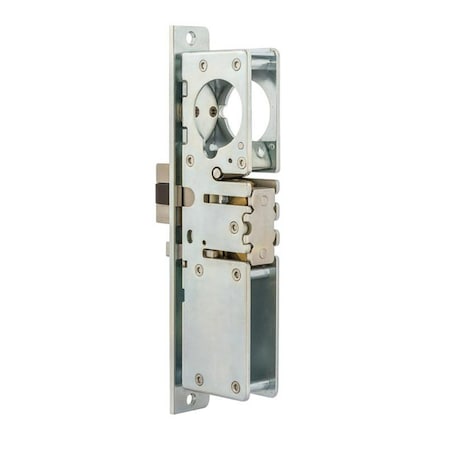 Global Door Controls 1-1/8 in. Mortise Lock with Deadbolt Function for Adams Rite Type Storefront Door in Aluminum TH1103-1-1/8ALM