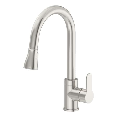 Symmons Identity Single Handle Pull-Down Sprayer Kitchen Faucet (1.5 GPM) SK6710PDSTS