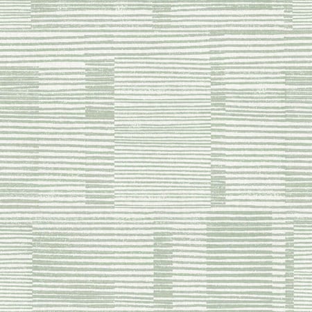 A-Street Prints Callaway Green Woven Stripes Wallpaper 4074-26621