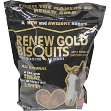 Manna Pro-Equine 2 lbs Renew Gold Bisquits Horse Treats 1030244