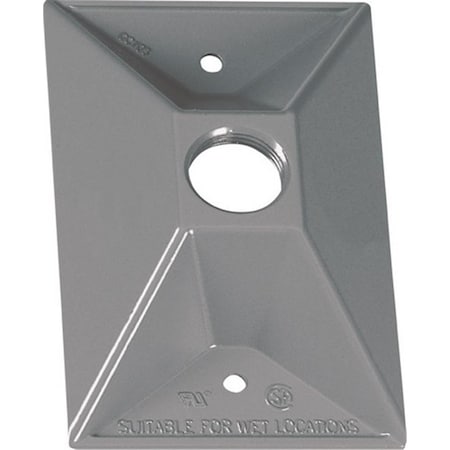 Sirius A 14371 1 Gang Gray Weatherproof Lampholder Cover SI156569